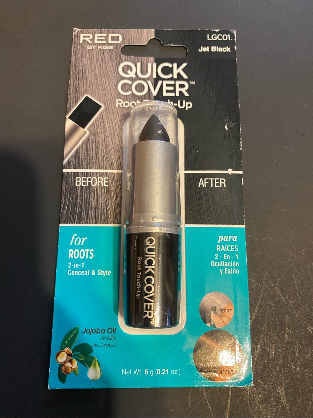 Quick Cover Root Touch-Up Stick - Jet Black
